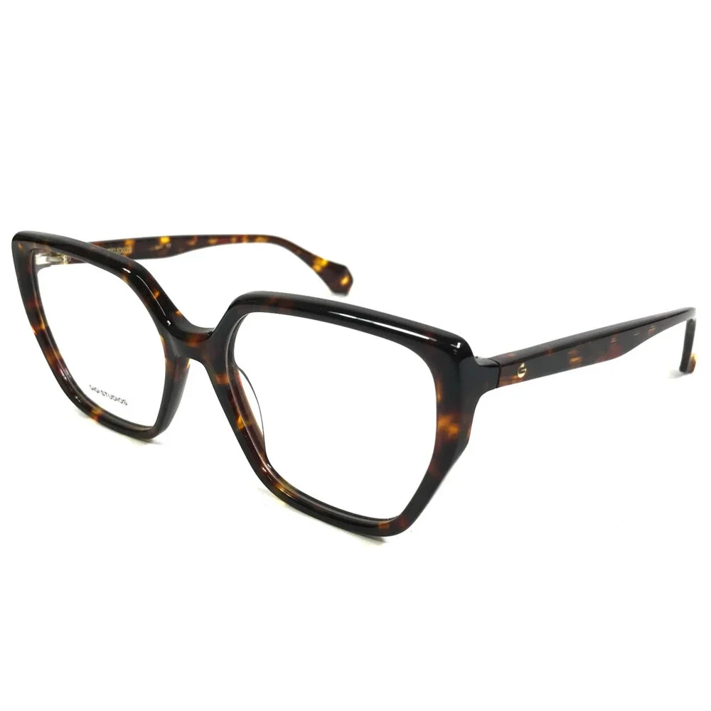 Gigi Studios Eyeglasses Frames ALARIC GS90003/020 Tortoise Cat Eye 55-17-140